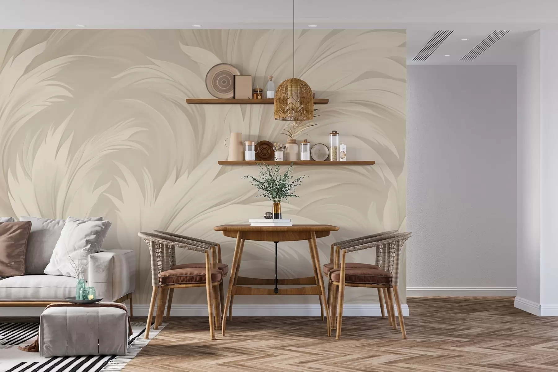 Fototapeta Liście abstrakcyjne w04987