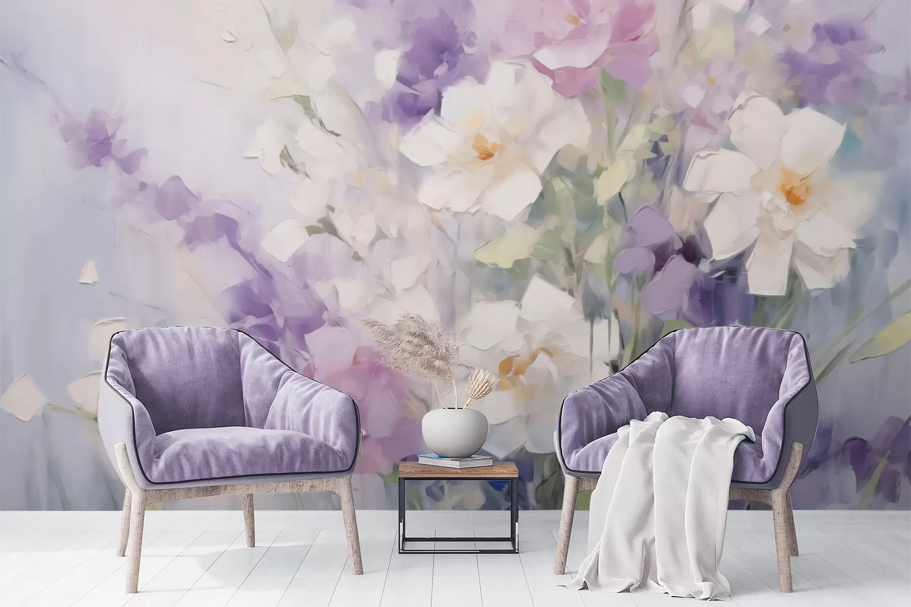 Fototapeta Abstrakcyjny bukiet kwiatów w09597