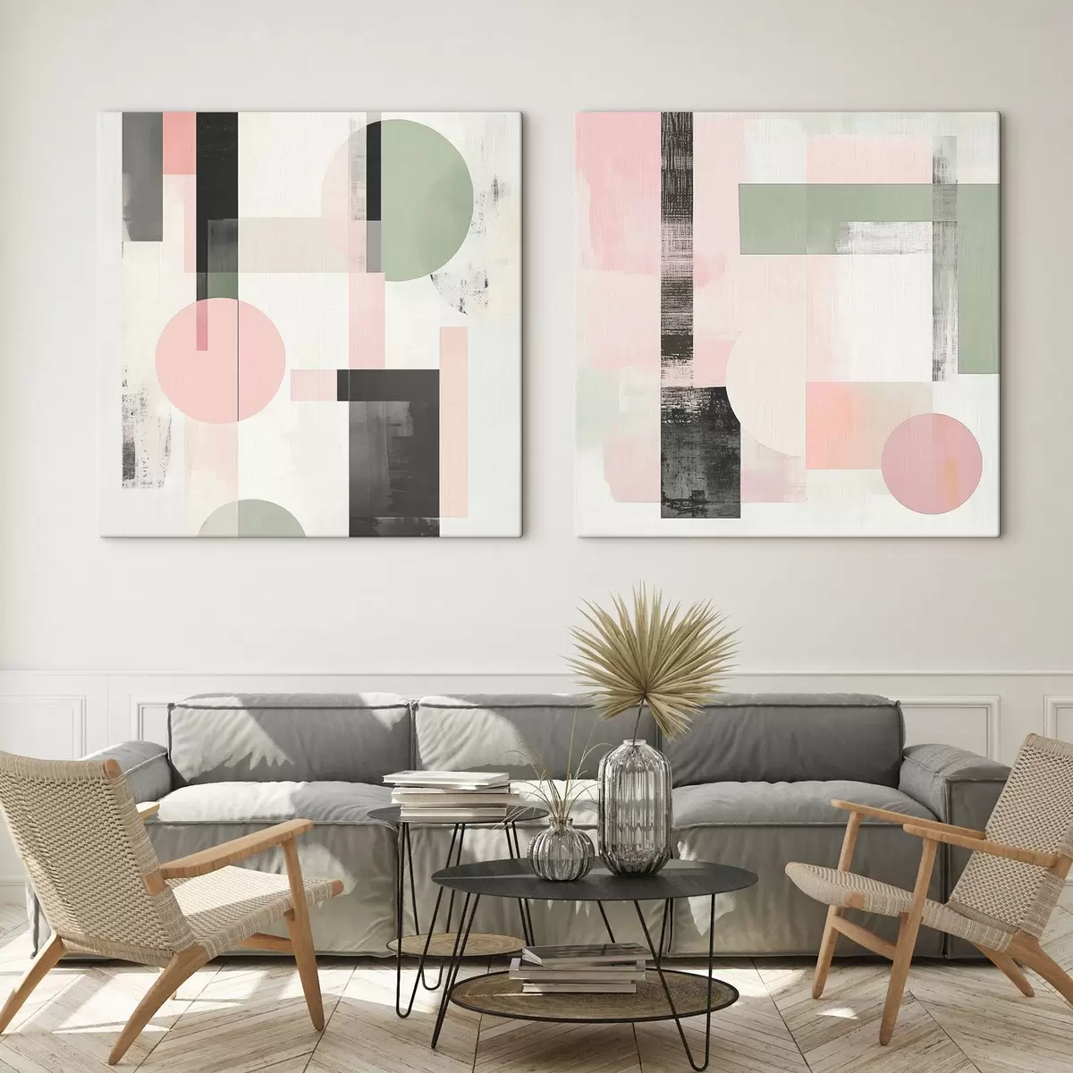 Obraz Abstrakcje geometryczne m01039