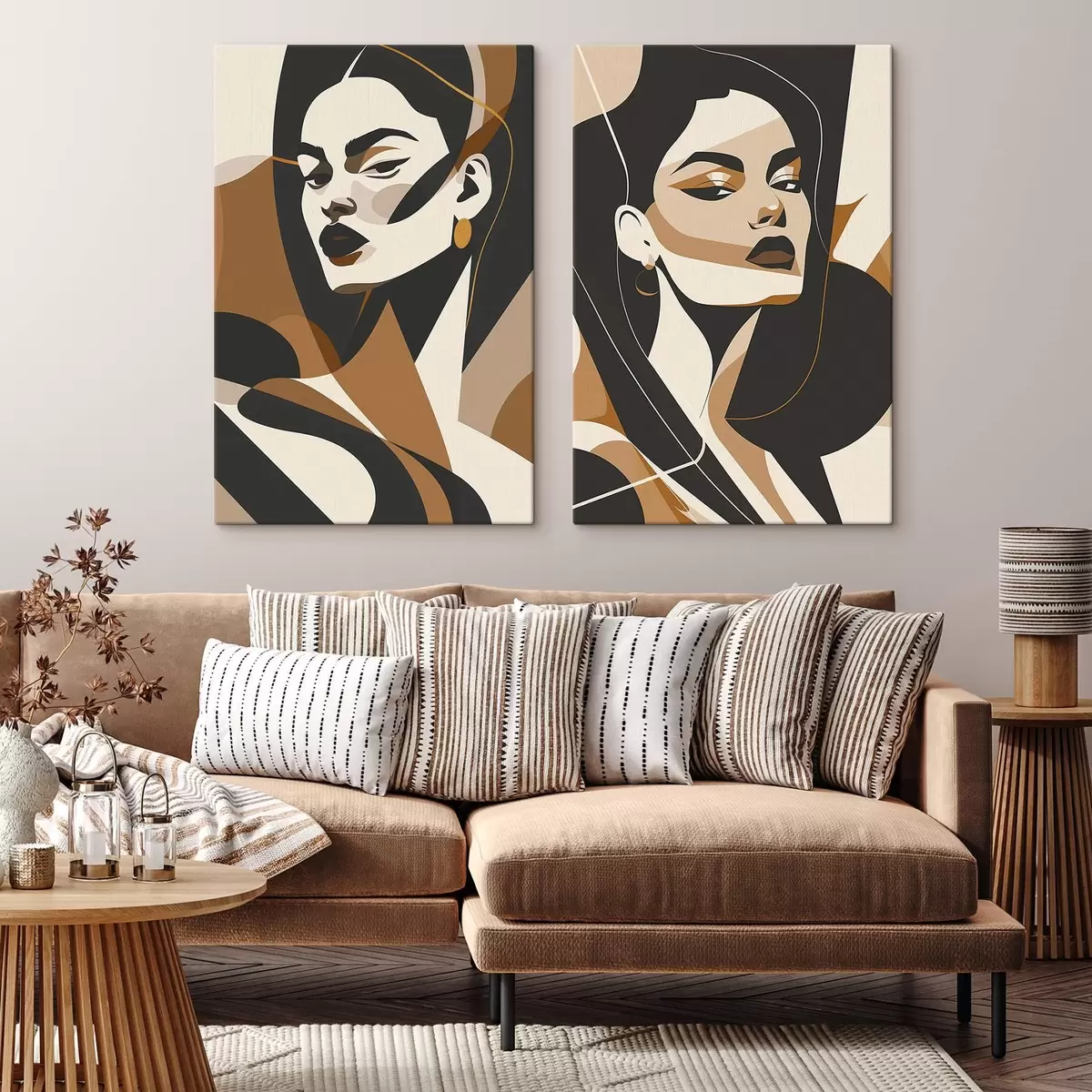 Obraz Abstrakcyjne portrety kobiet m01075