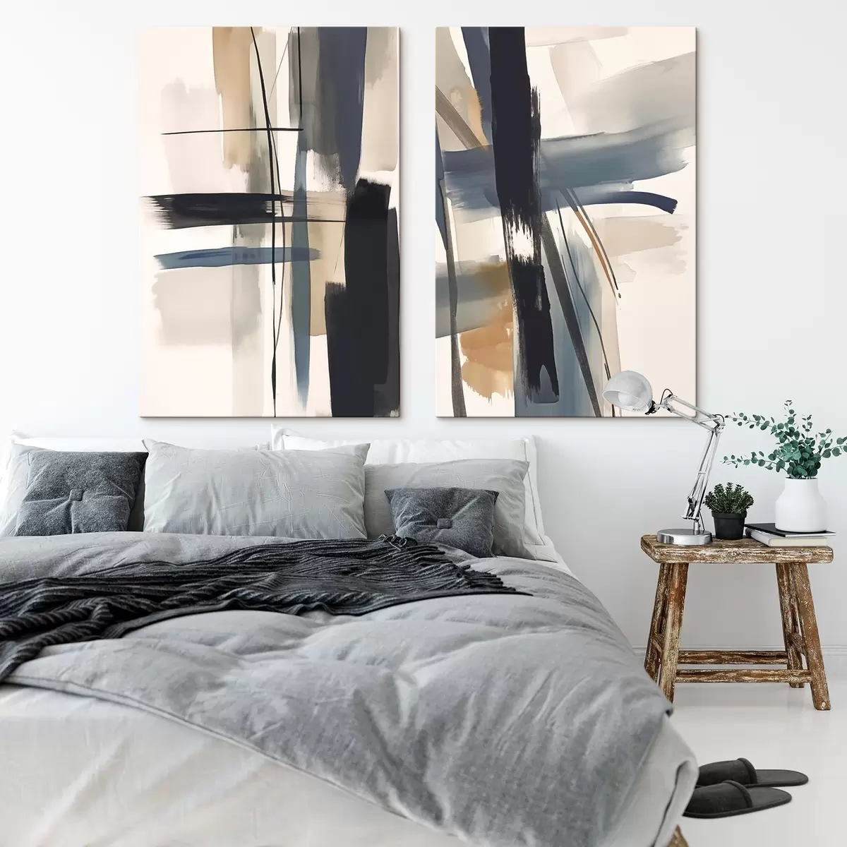 Obraz Imitacja abstrakcyjnych pociągnięć pędzla m01076