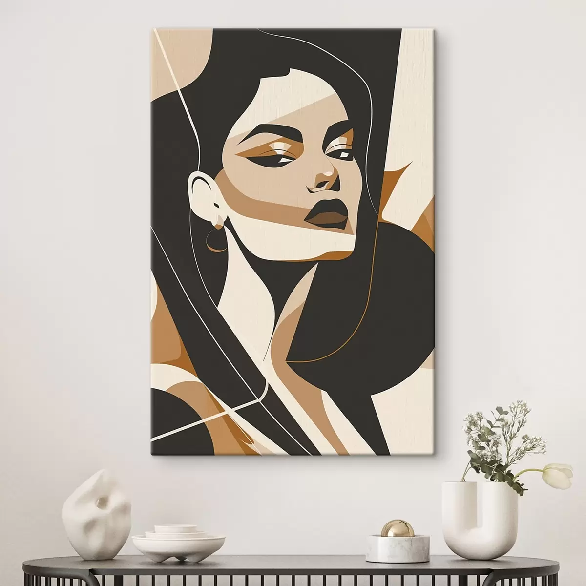 Obraz Abstrakcyjny portret kobiety s46906