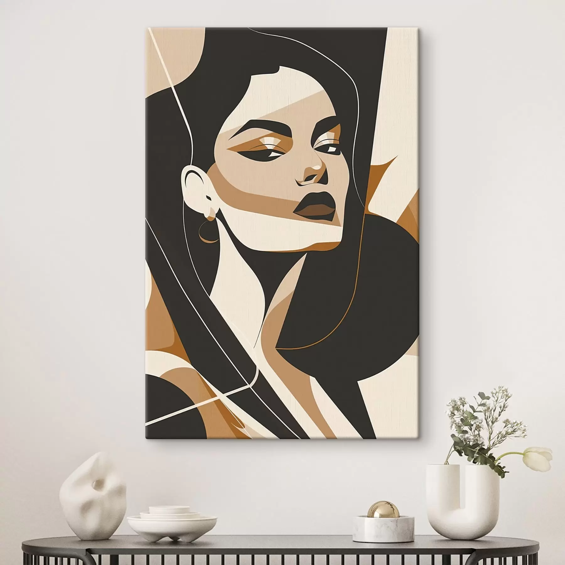 Obraz Abstrakcyjny portret kobiety s46906