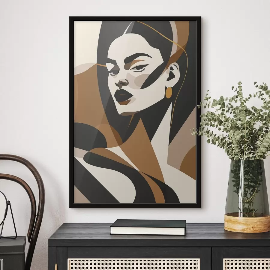 Fototapeta Abstrakcyjny portret kobiety f46905