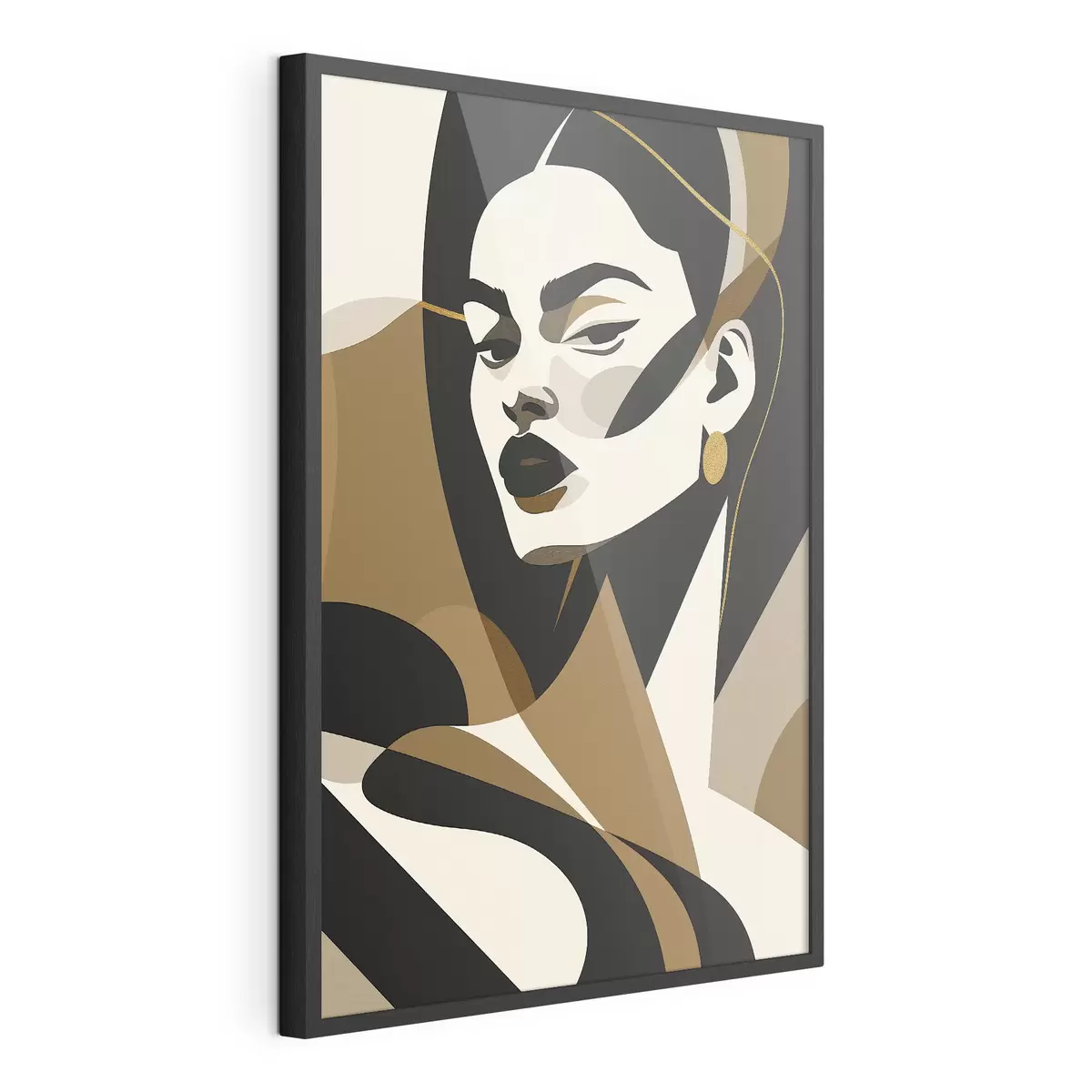 Plakat Abstrakcyjny portret kobiety f46905