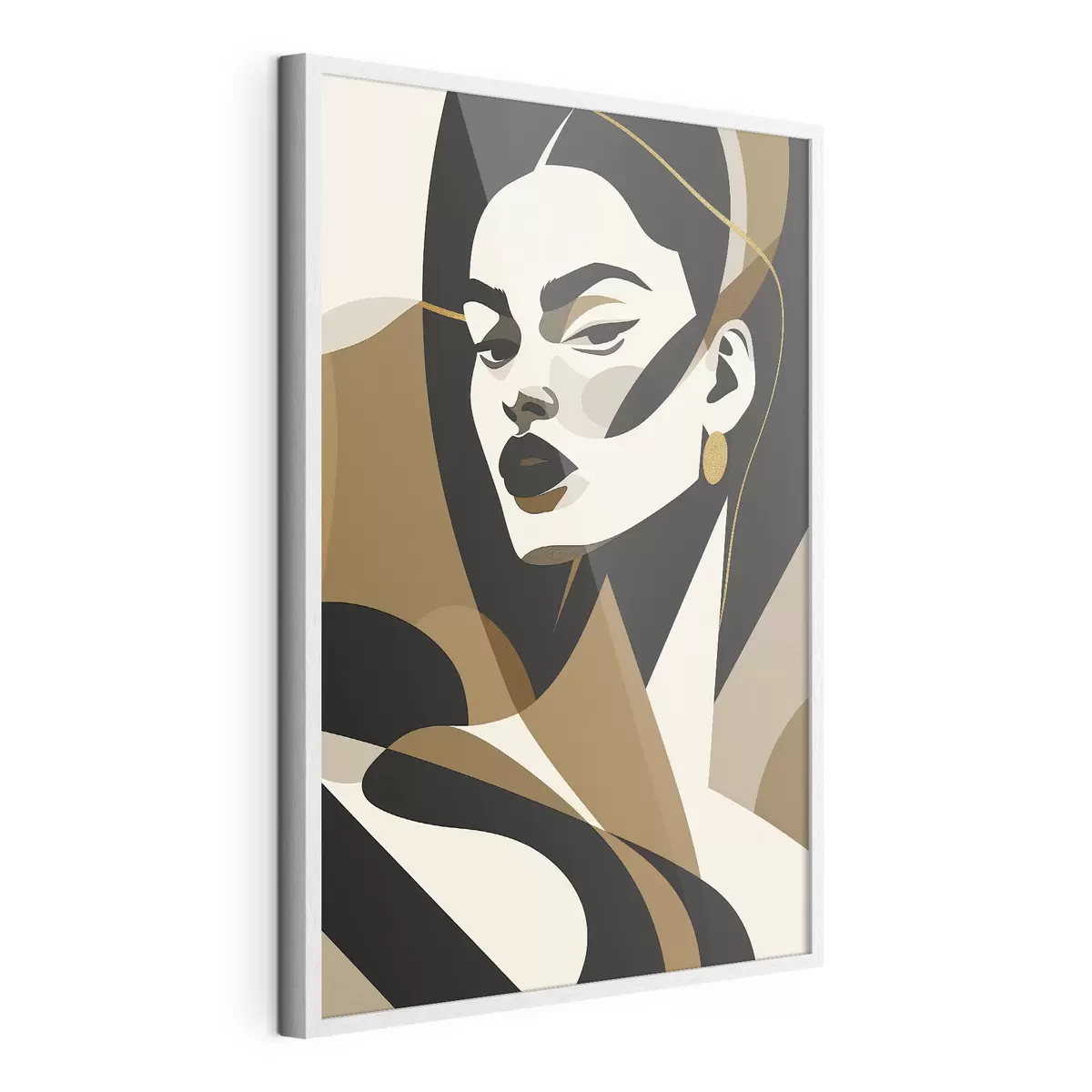 Plakat Abstrakcyjny portret kobiety f46905
