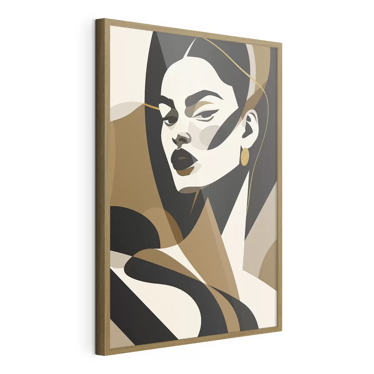 Plakat Abstrakcyjny portret kobiety f46905