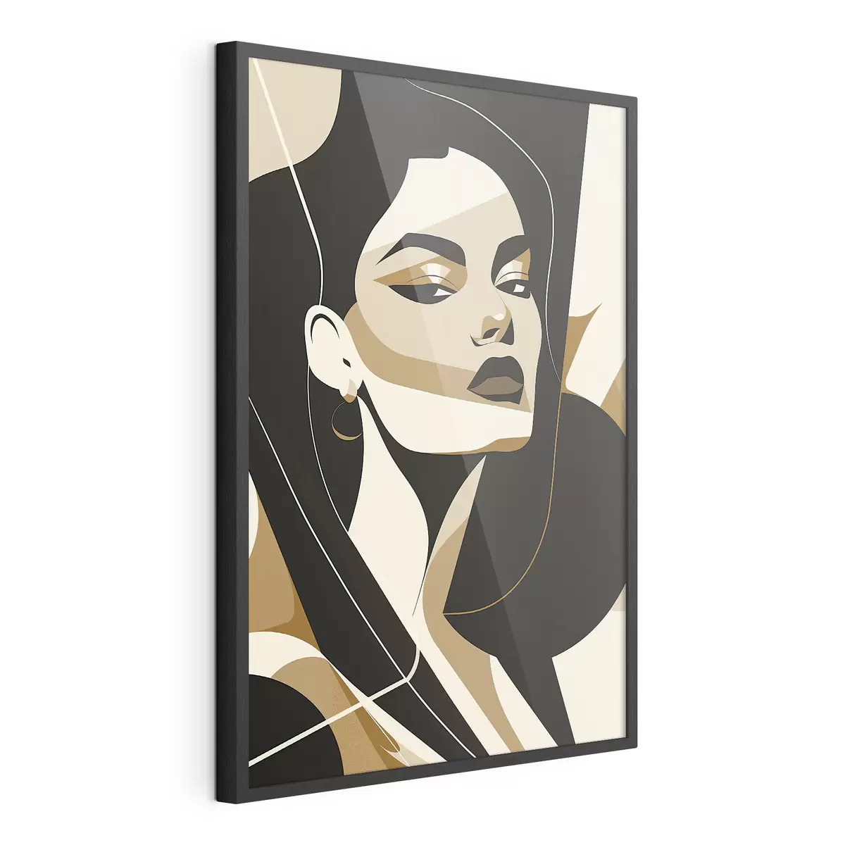 Plakat Abstrakcyjny portret kobiety f46906