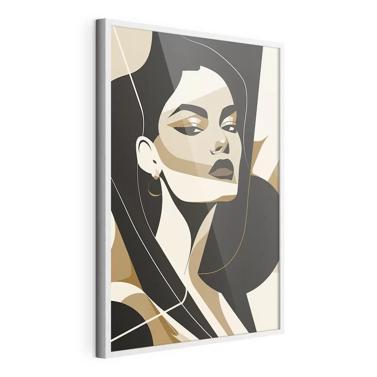 Plakat Abstrakcyjny portret kobiety f46906