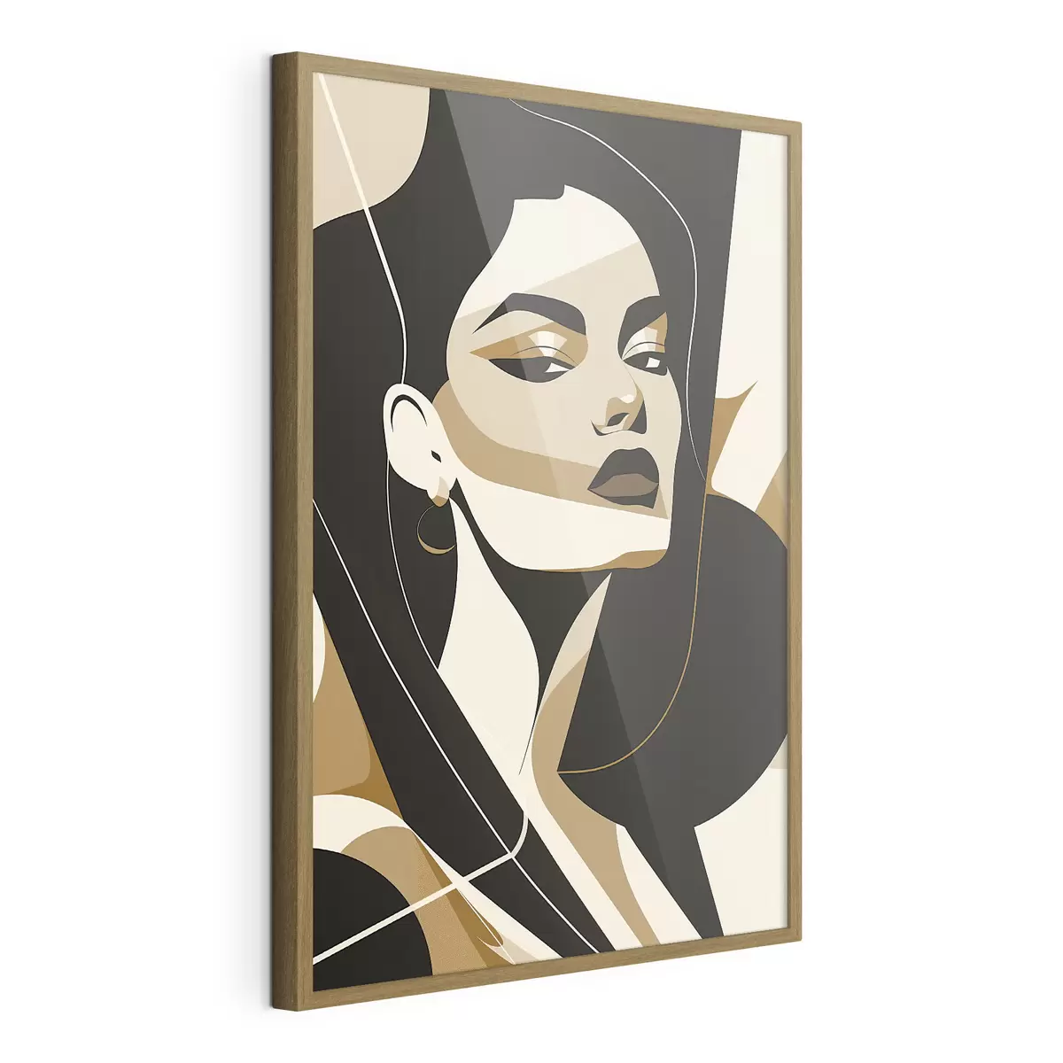 Plakat Abstrakcyjny portret kobiety f46906