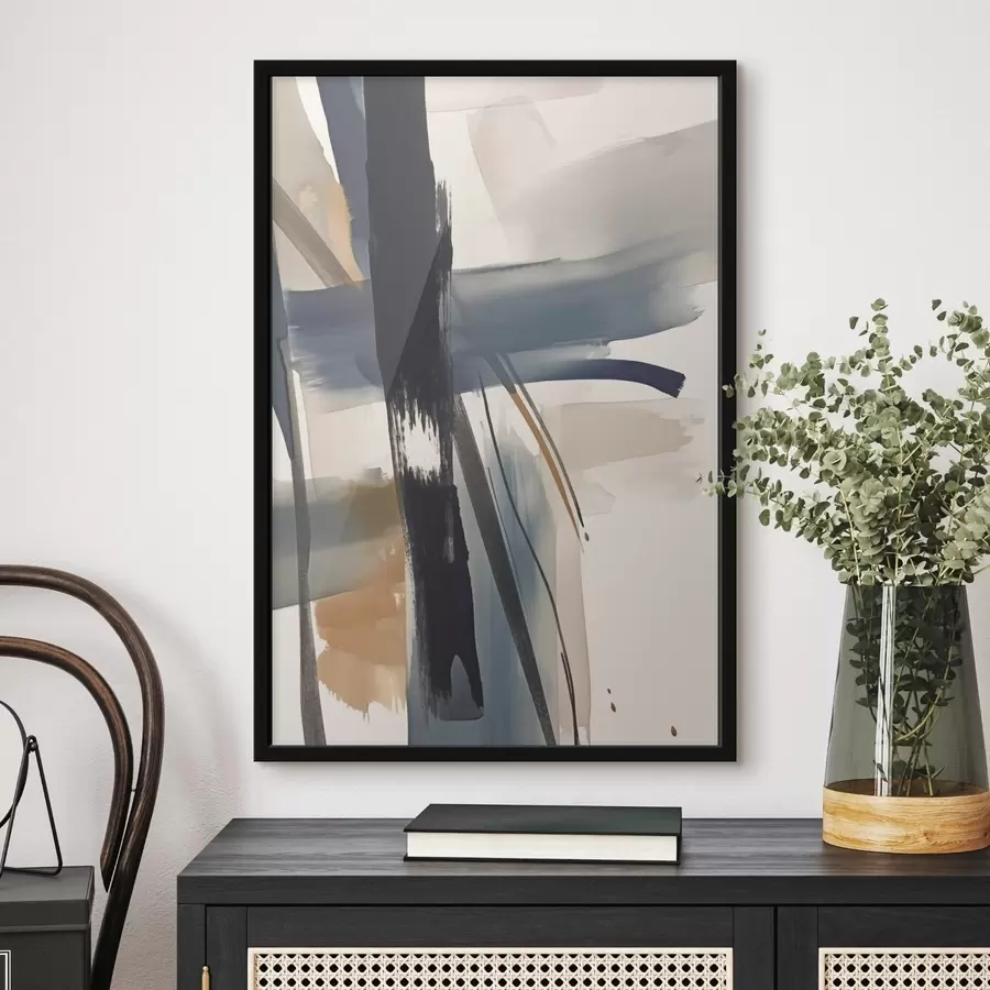 Fototapeta Imitacja abstrakcyjnych pociągnięć pędzla f46908