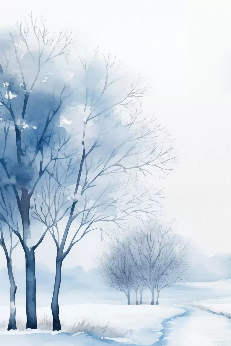 Fototapeta Ośnieżone drzewa w lesie f46965