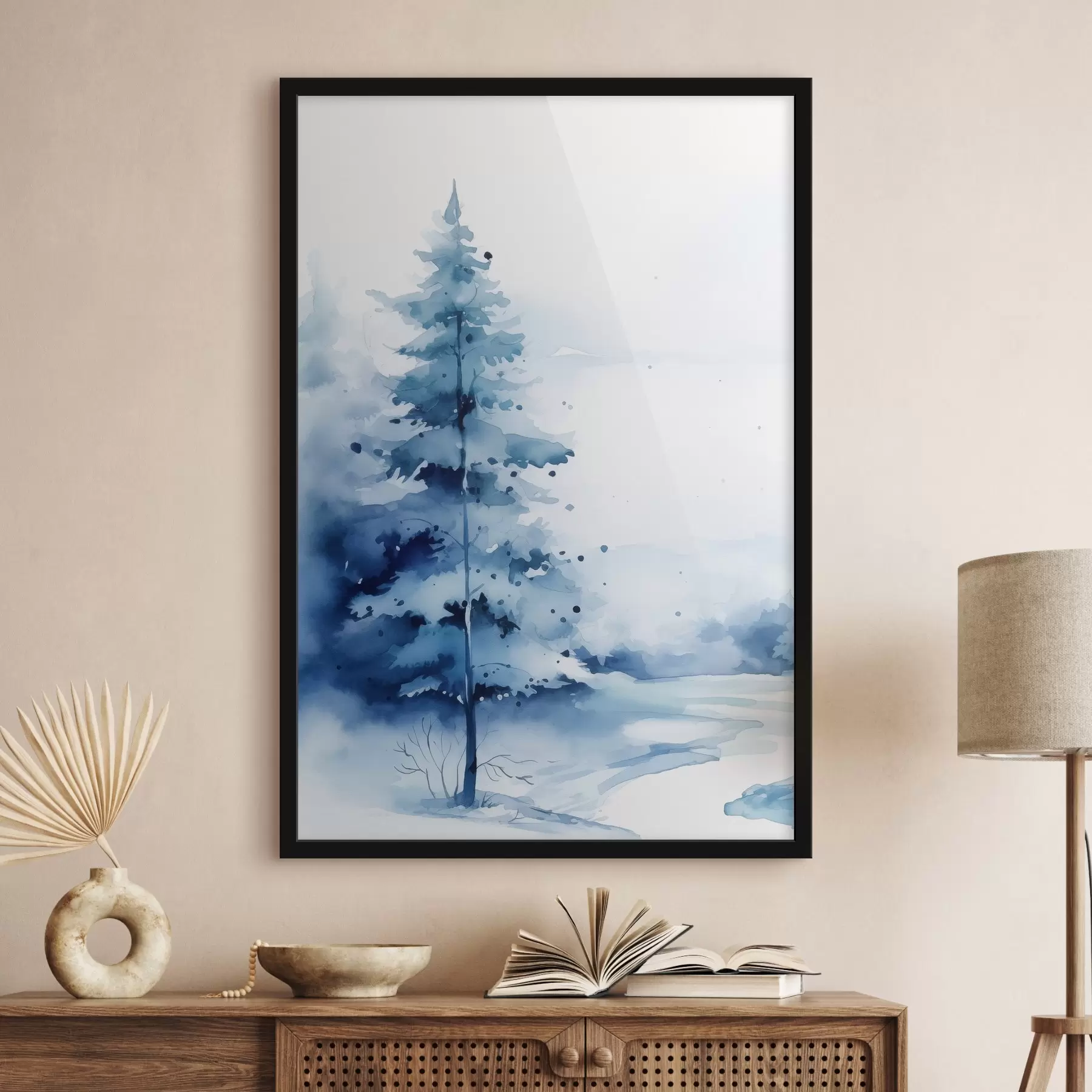 Fototapeta Jodła w lesie f46966