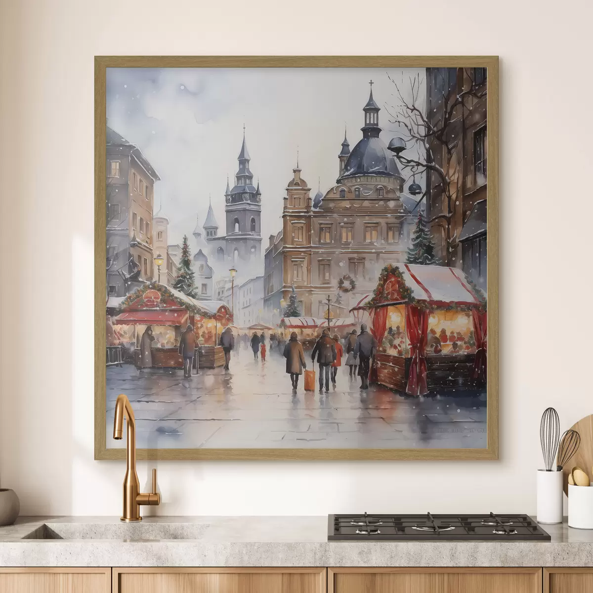 Plakat Zimowa Praga f46968