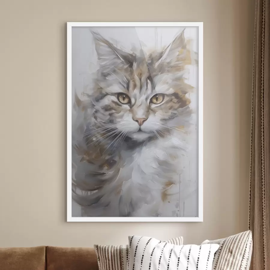 Fototapeta Obraz imitujący kota f46833