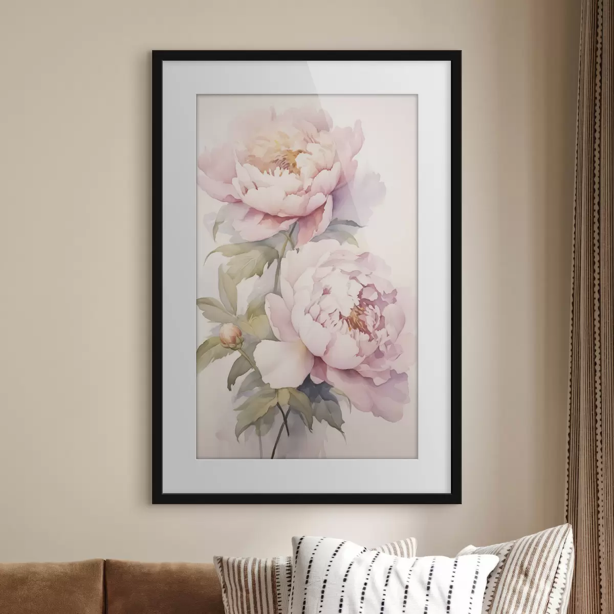 Plakat Piwonie i zagadka f46916