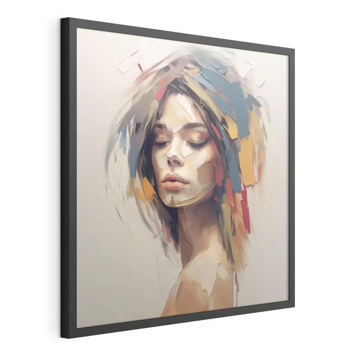 Plakat Abstrakcyjny portret kobiety f46917