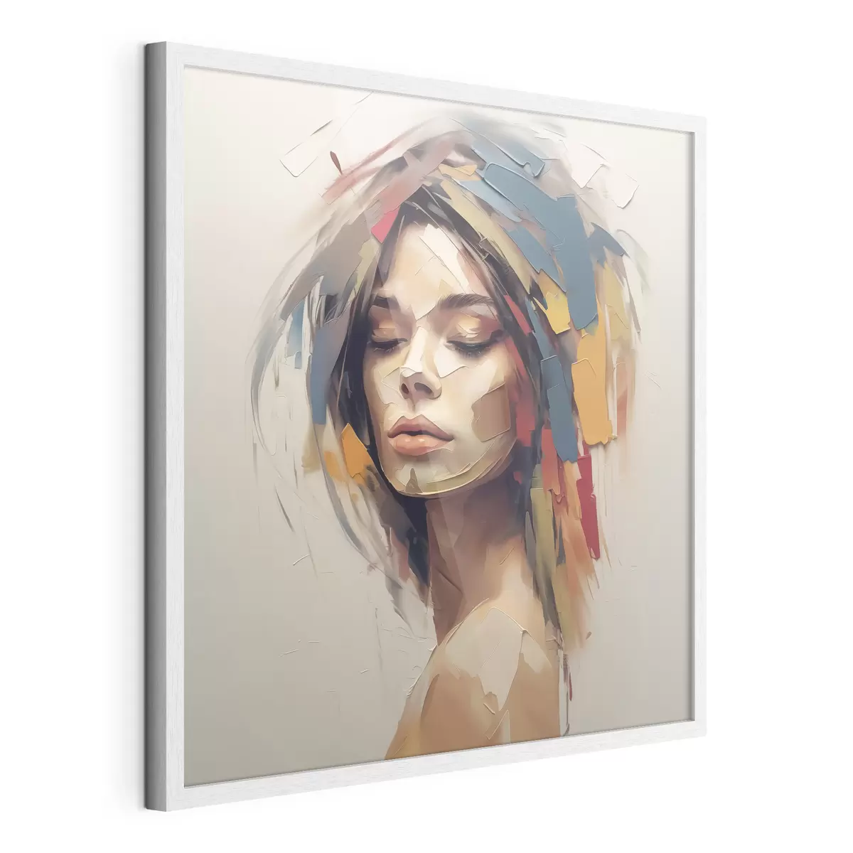 Plakat Abstrakcyjny portret kobiety f46917