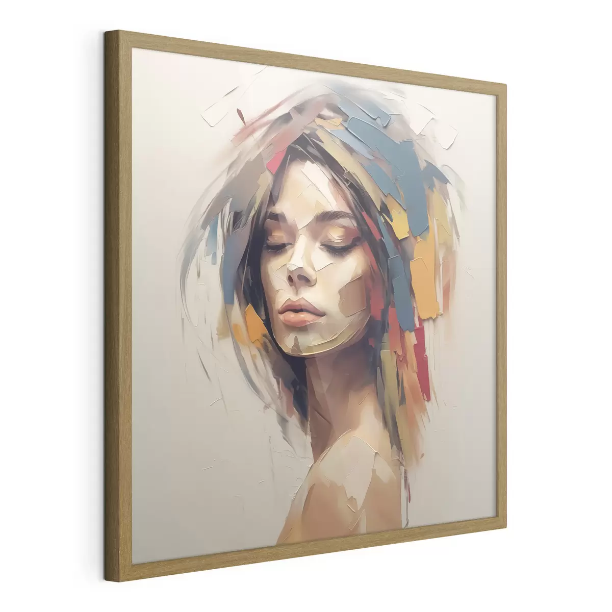 Plakat Abstrakcyjny portret kobiety f46917