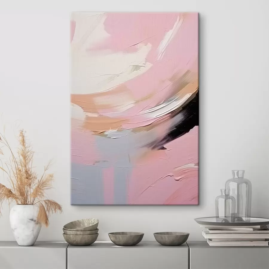 Obraz Abstrakcyjne pociągnięcia pędzla s47003