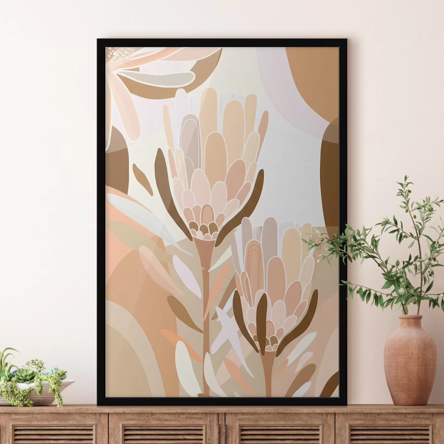 Fototapeta Streszczenie kwiaty f46991