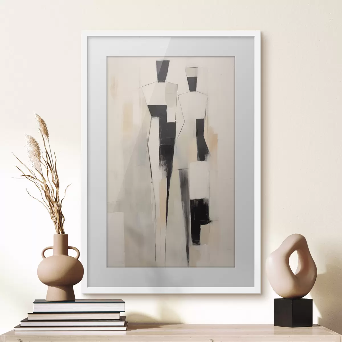 Plakat Sylwetka i ciepło f47000
