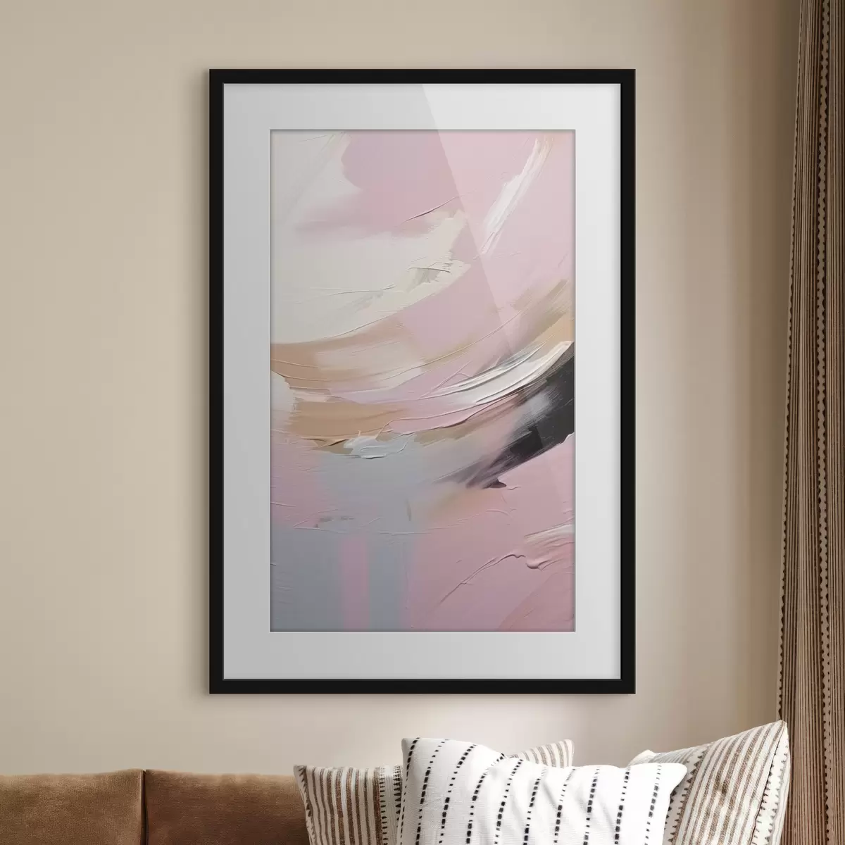 Plakat Abstrakcyjne pociągnięcia pędzla f47003