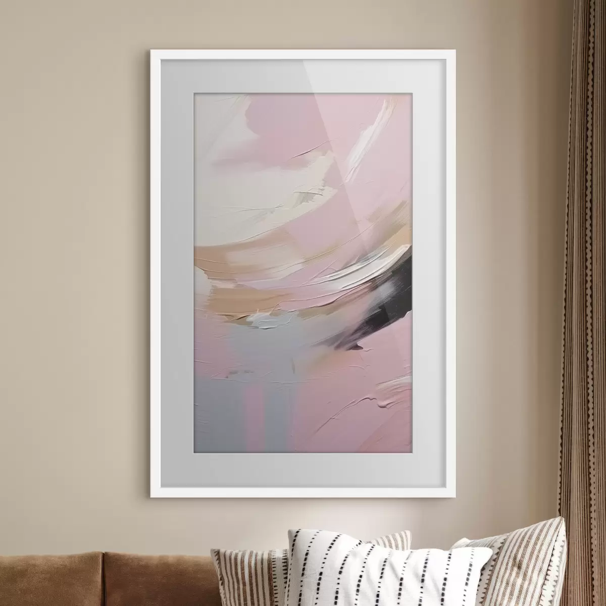 Plakat Abstrakcyjne pociągnięcia pędzla f47003