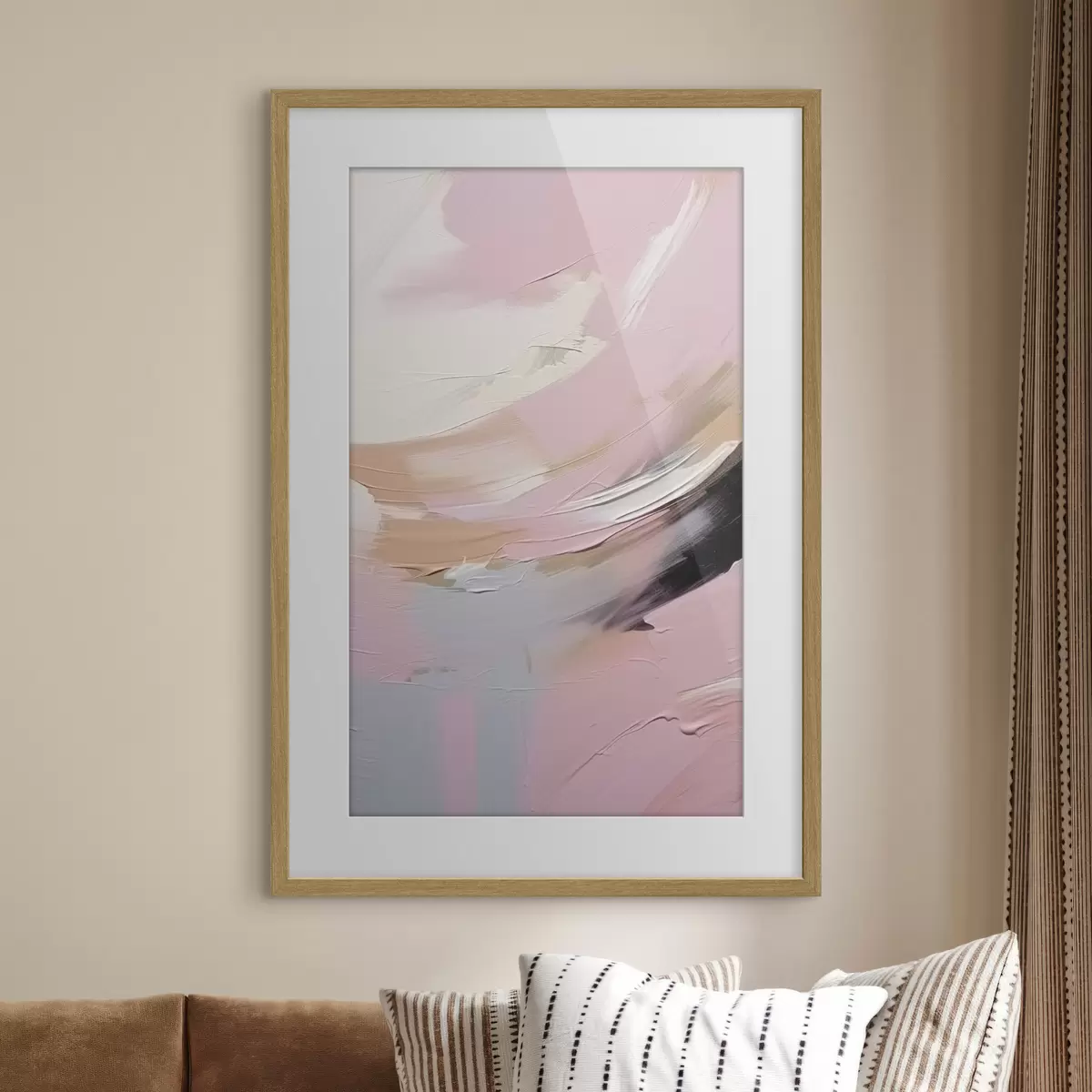 Plakat Abstrakcyjne pociągnięcia pędzla f47003