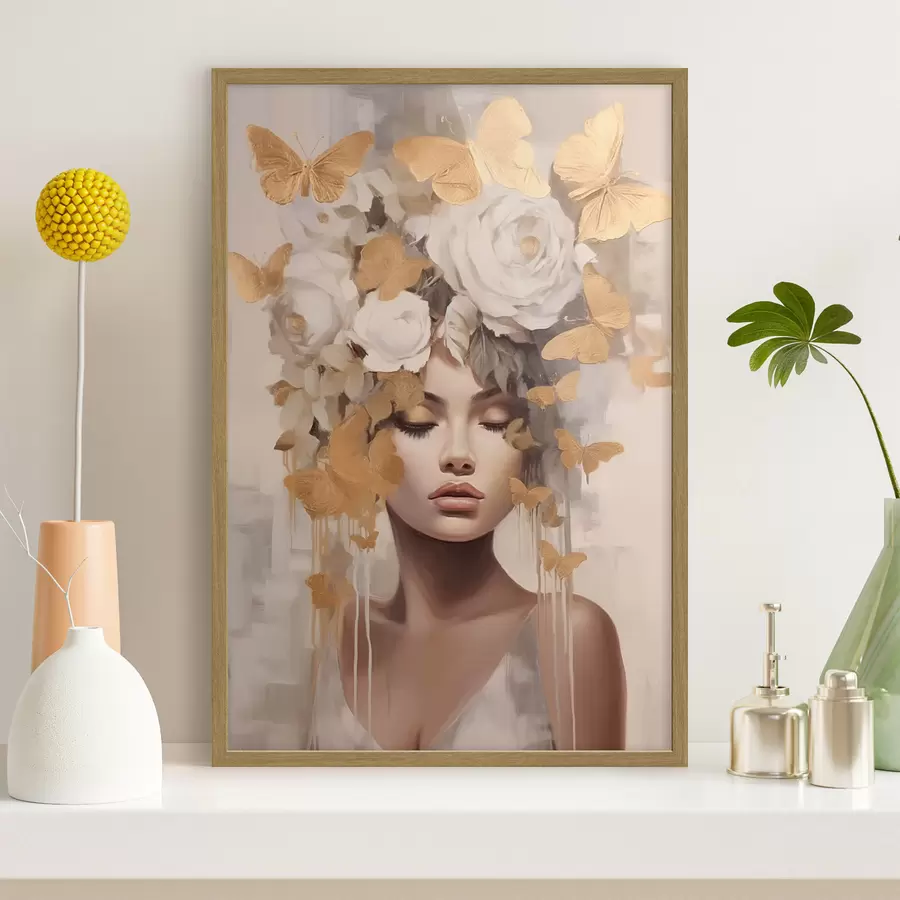 Fototapeta Korona z motyli f47005