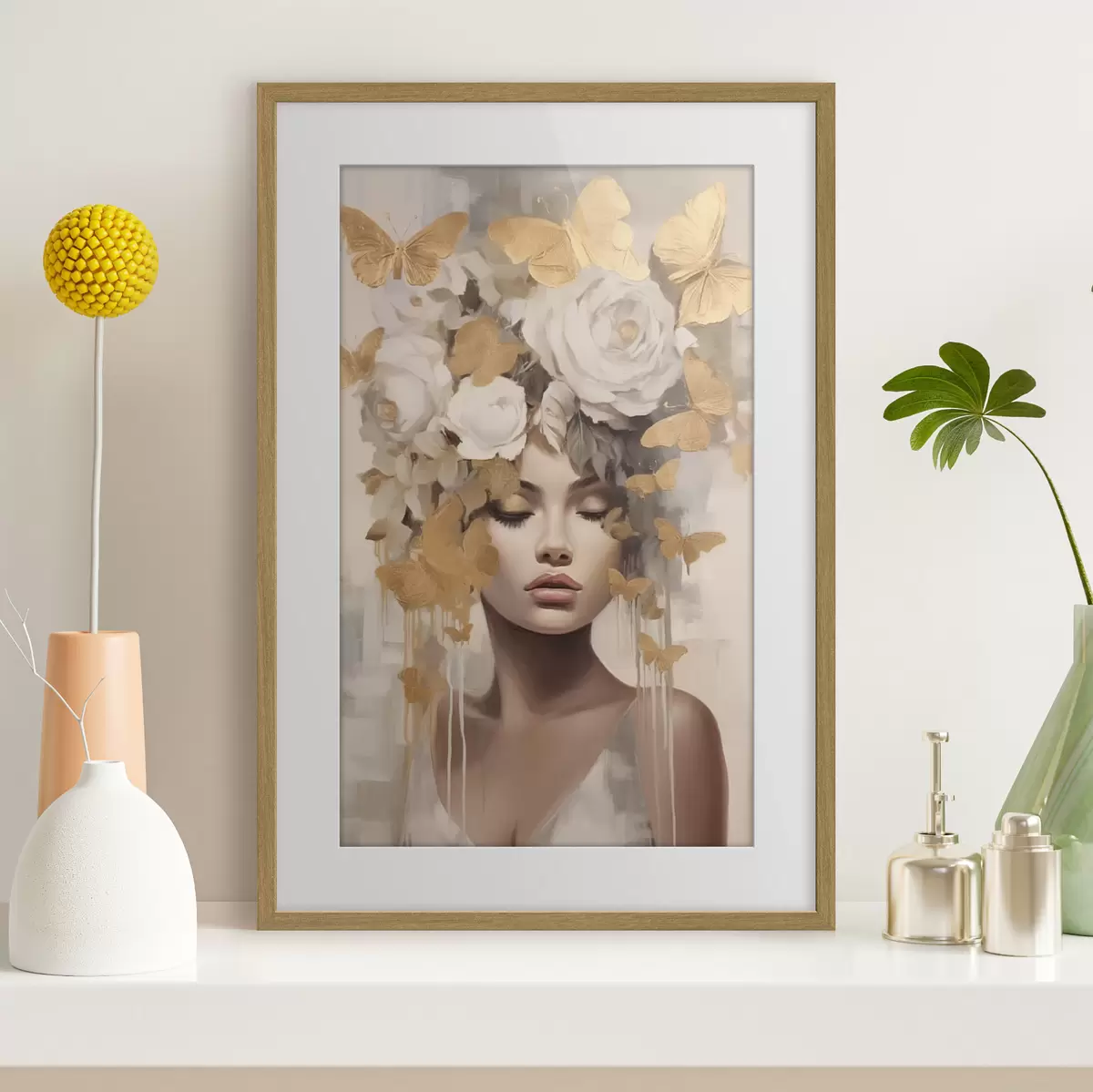 Plakat Korona z motyli f47005