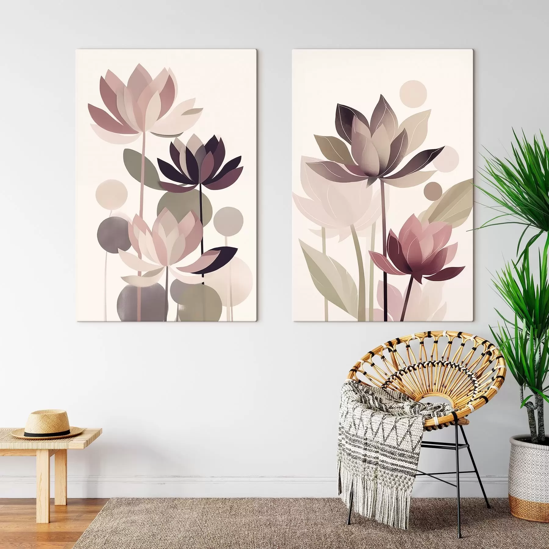 Fototapeta Abstrakcyjne kwiaty lotosu m01110