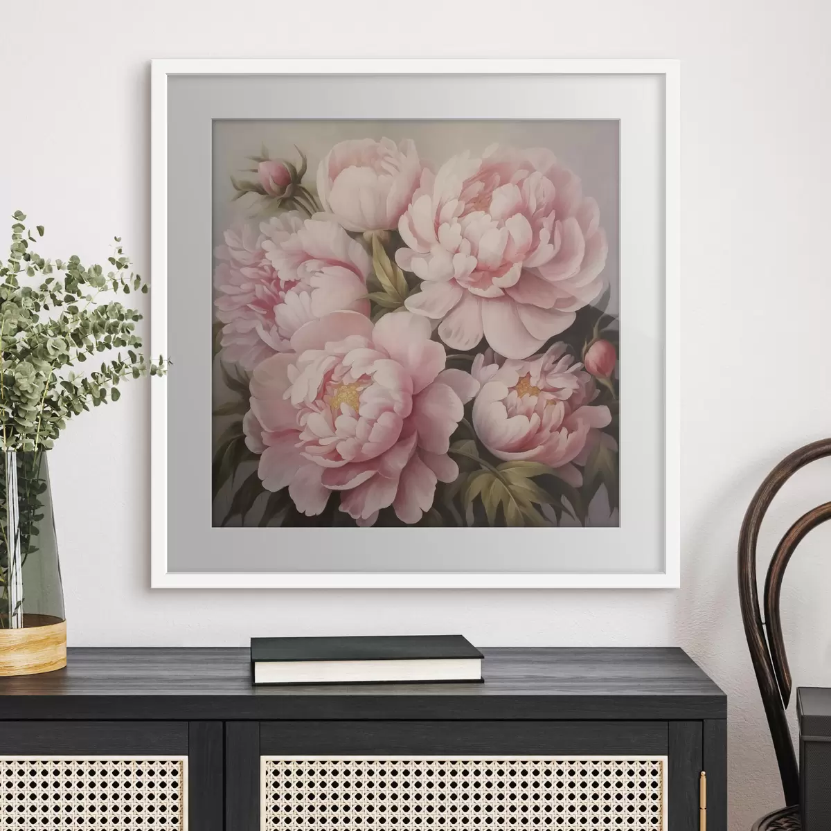 Plakat Piwonie f47007