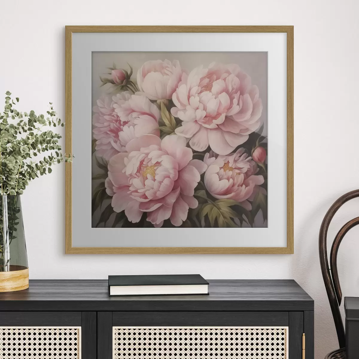 Plakat Piwonie f47007