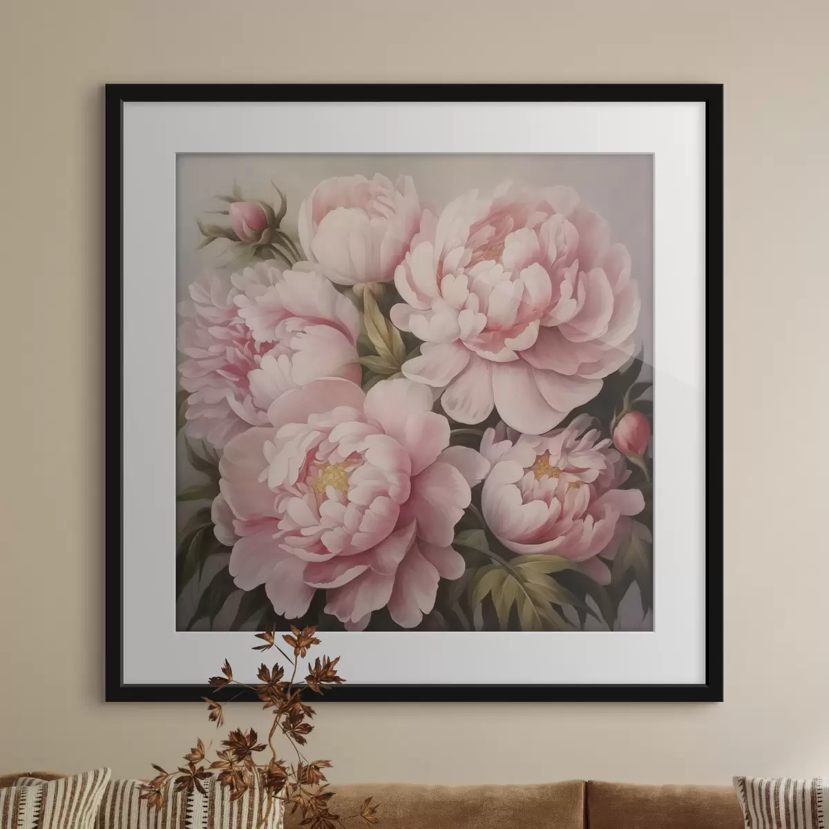 Plakat Piwonie f47007