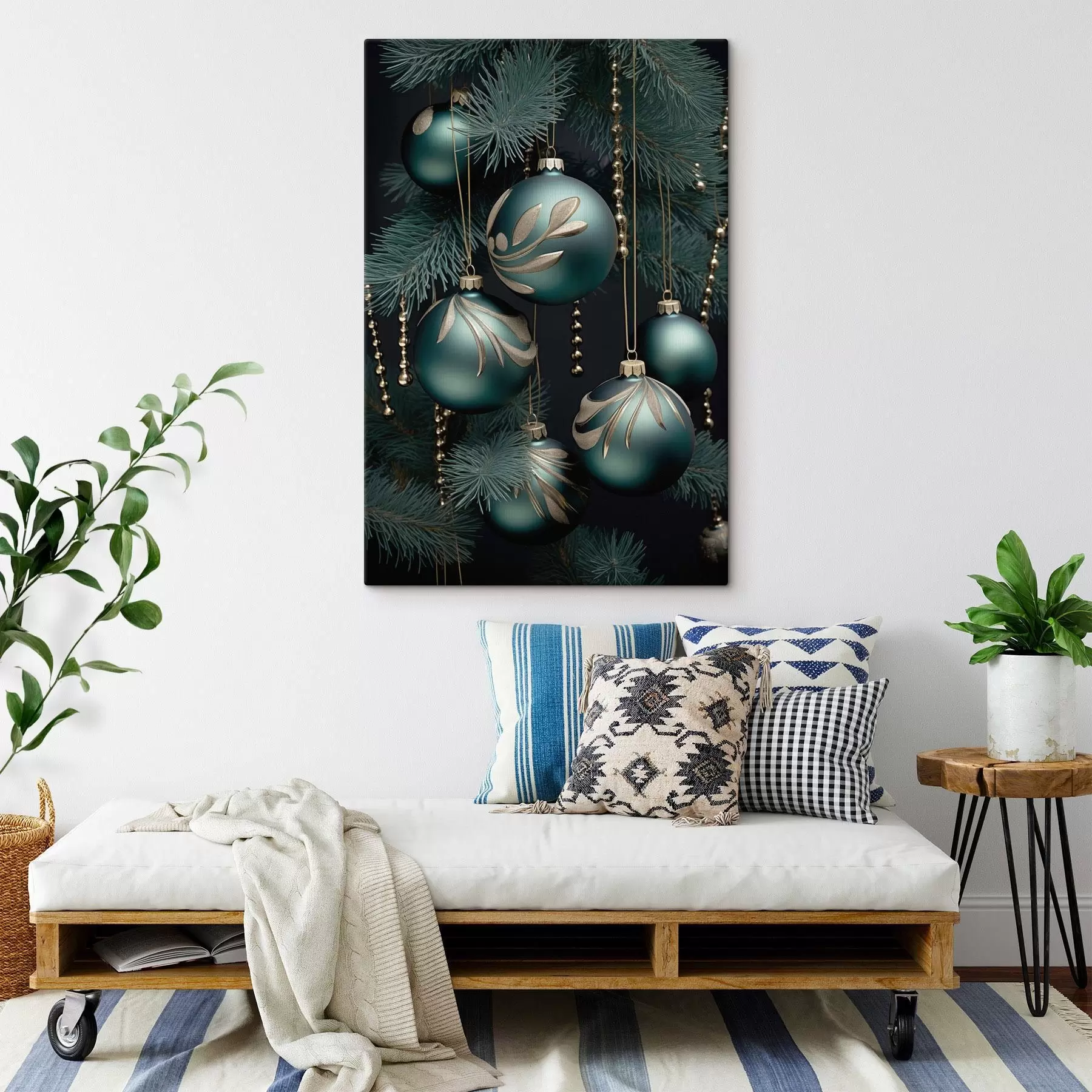 Obraz Noworoczne dekoracje na choince s46979