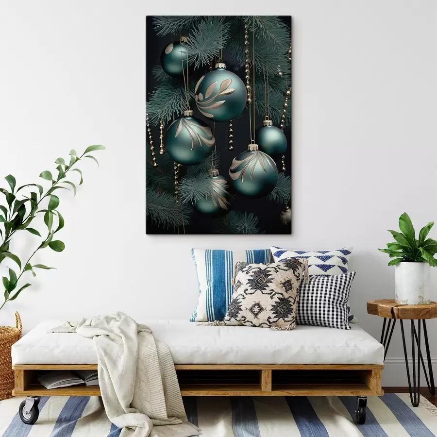 Obraz Noworoczne dekoracje na choince s46979