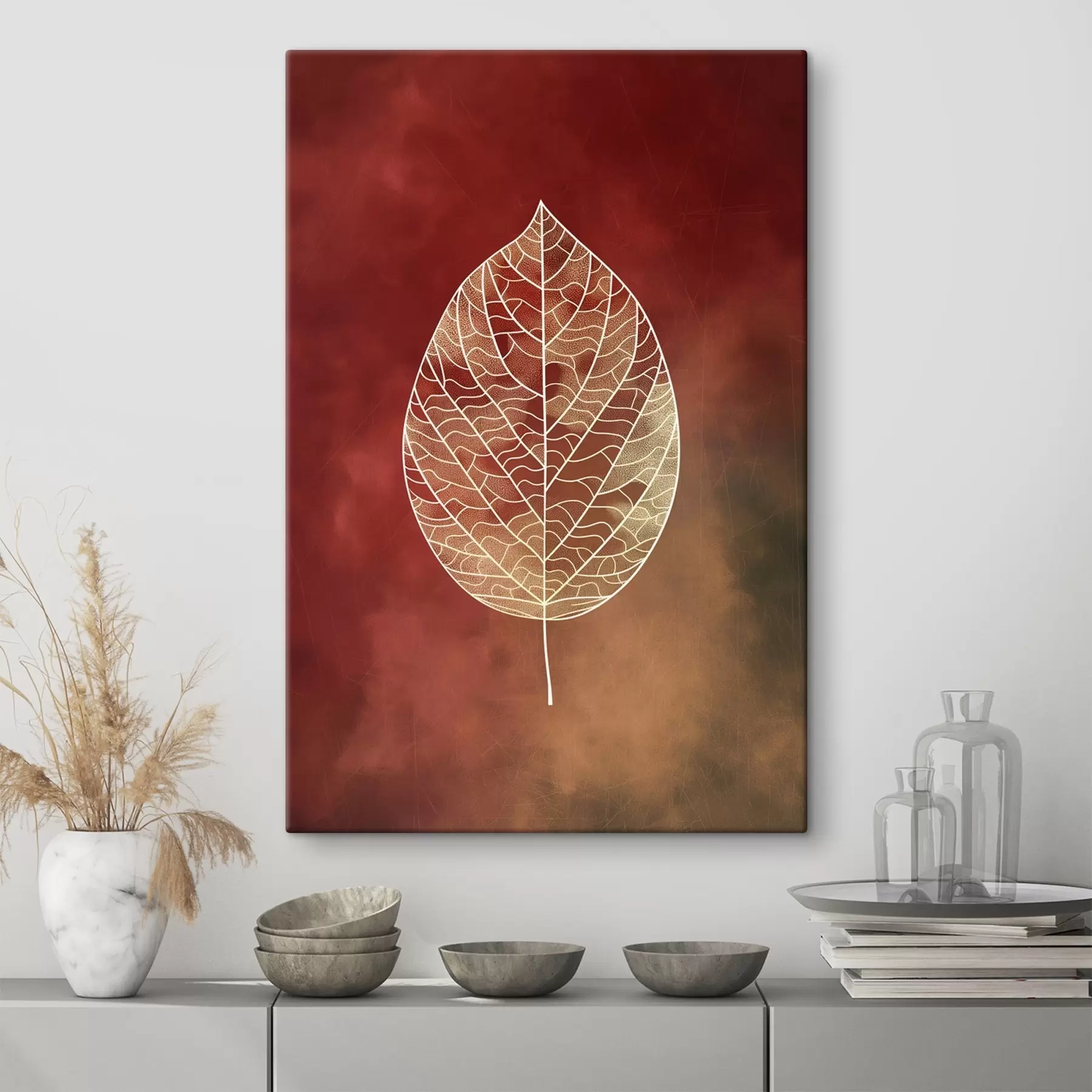 Obraz Liście w różnych kolorach s47052