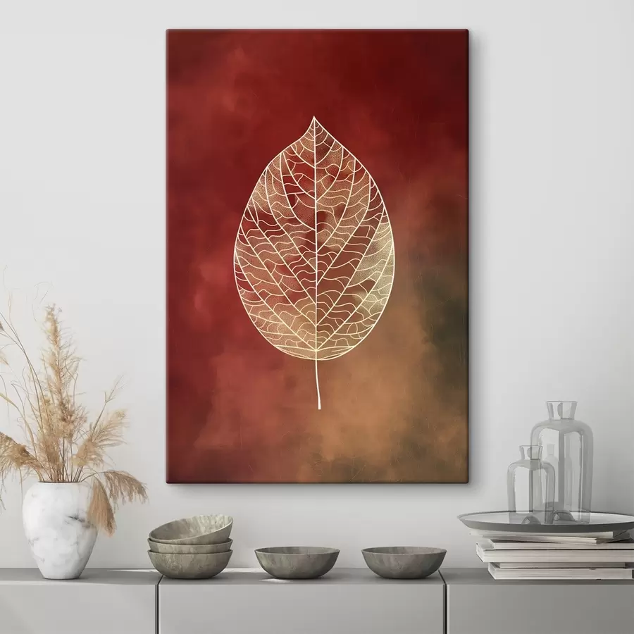 Obraz Liście w różnych kolorach s47052