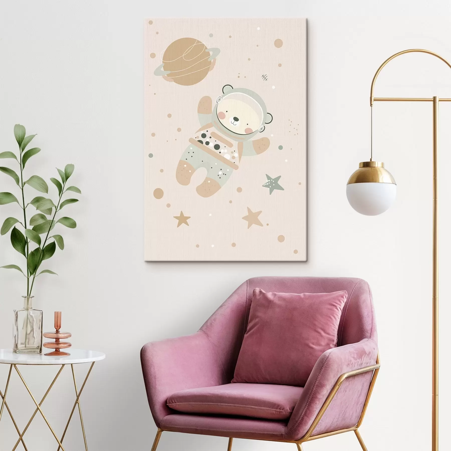 Obraz Niedźwiedź kosmonauta s47068