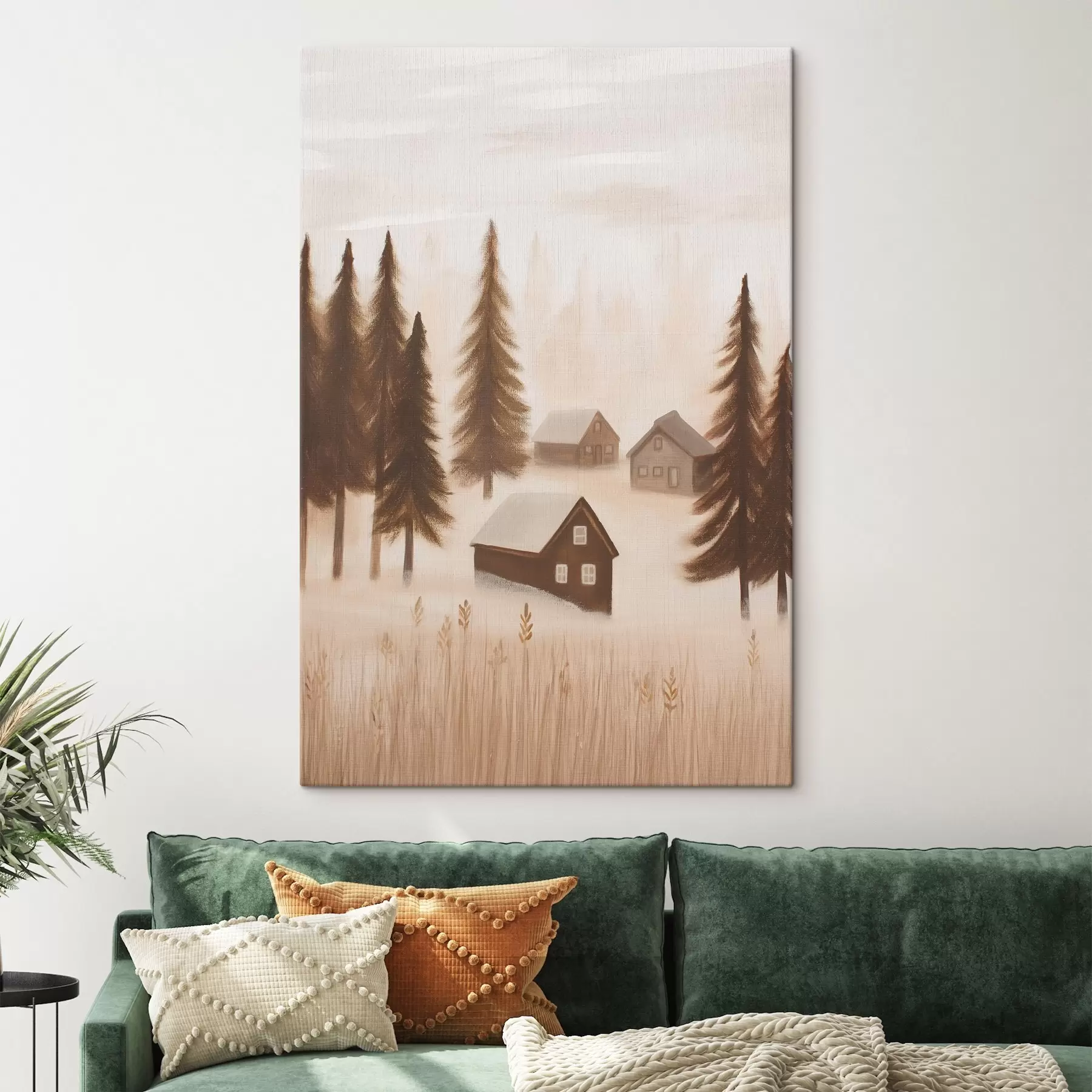 Obraz Domy w lesie s47077