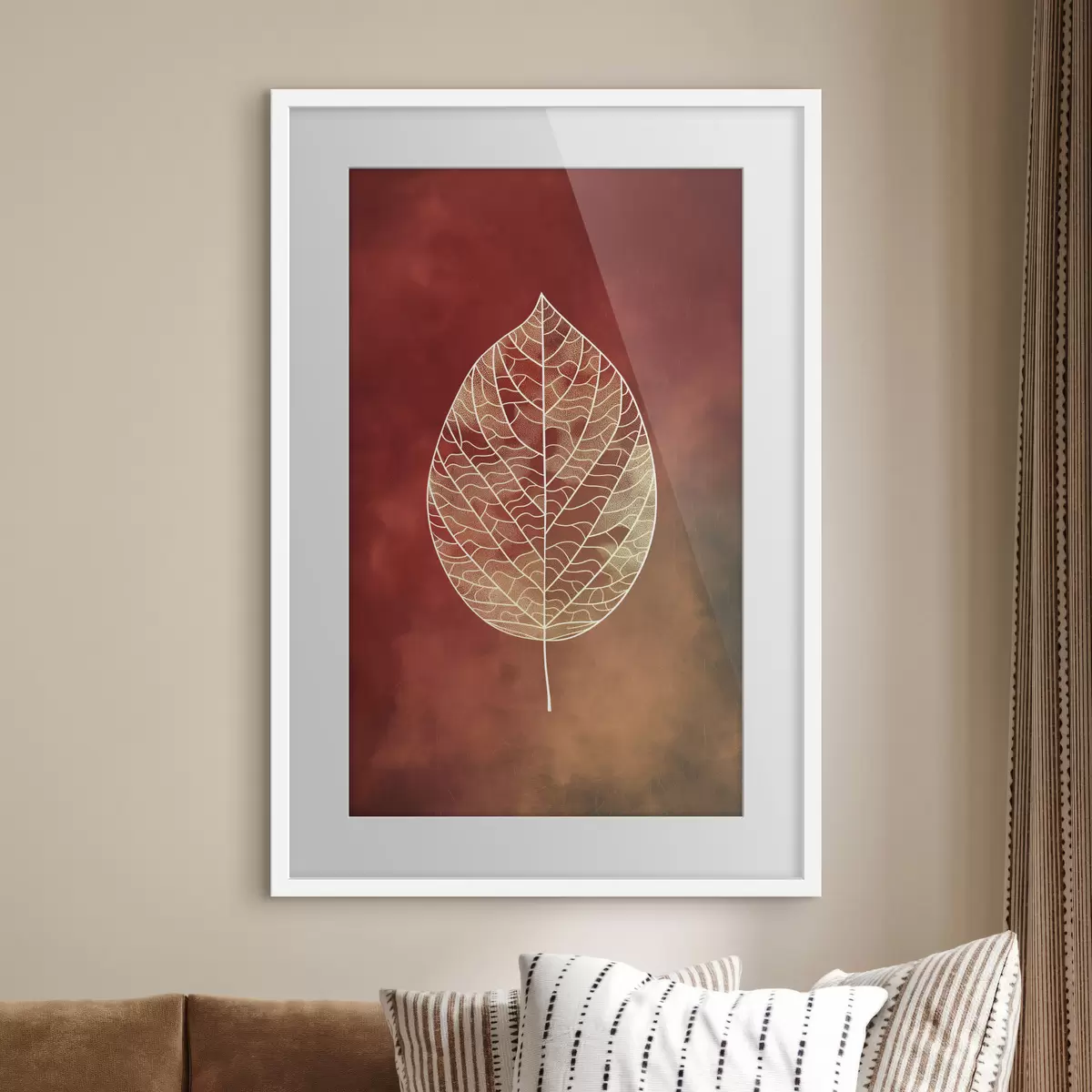 Plakat Liście w różnych kolorach f47052
