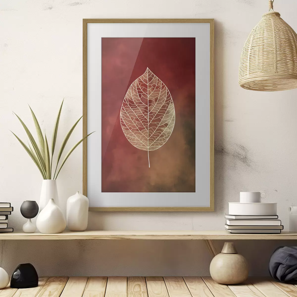 Plakat Liście w różnych kolorach f47052