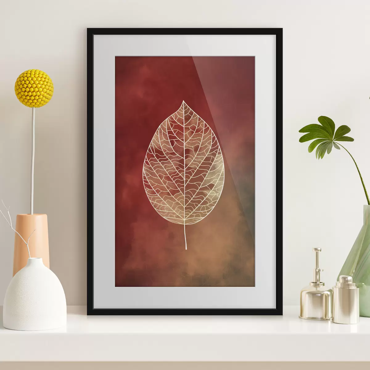 Plakat Liście w różnych kolorach f47052