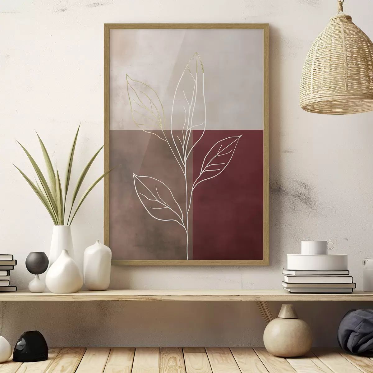 Plakat Cienkie linie f47053
