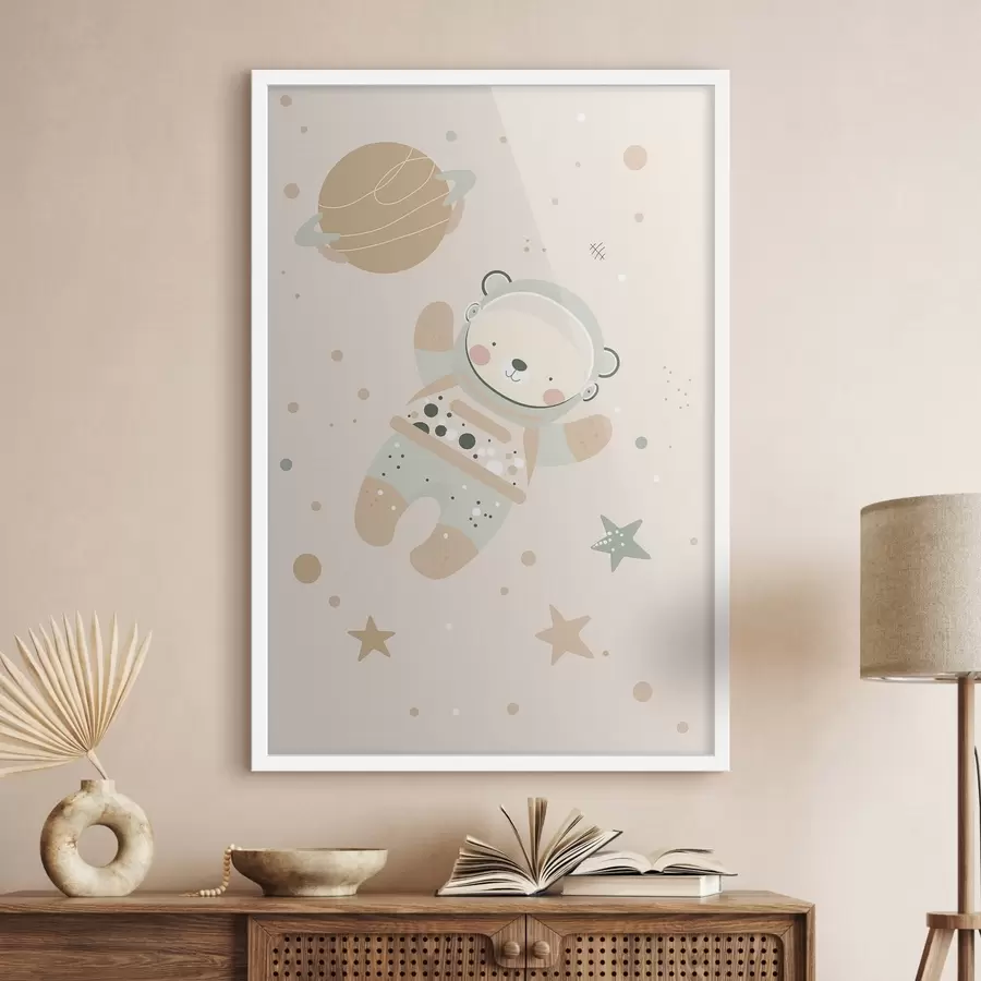 Fototapeta Niedźwiedź kosmonauta f47068
