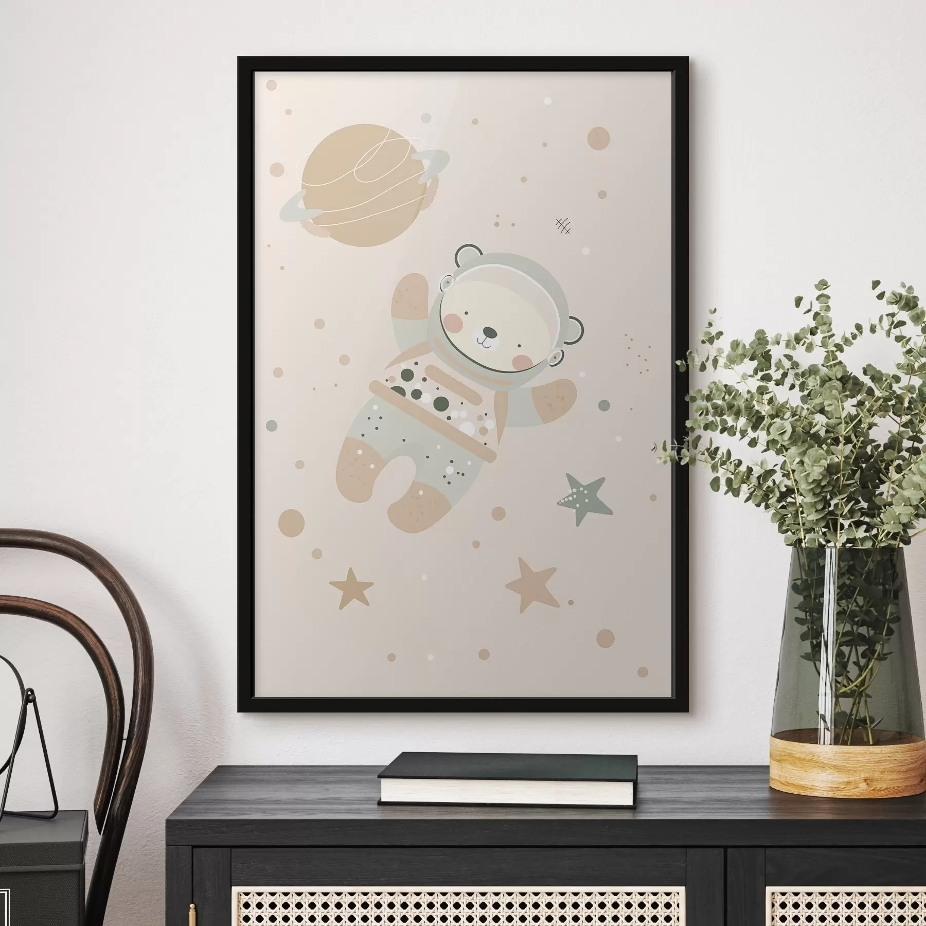 Fototapeta Niedźwiedź kosmonauta f47068