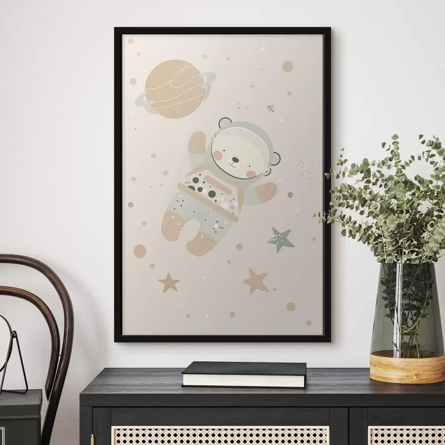 Fototapeta Niedźwiedź kosmonauta f47068