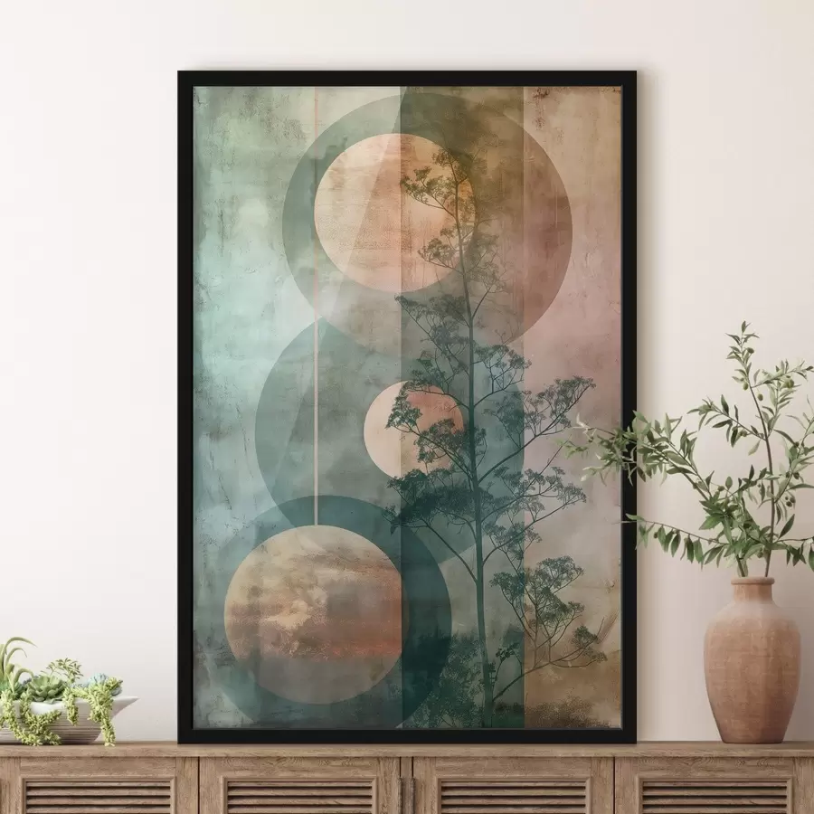 Fototapeta Abstrakcja i liście f47072