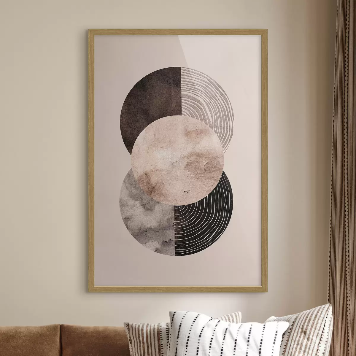 Plakat Trzy okręgi f47081